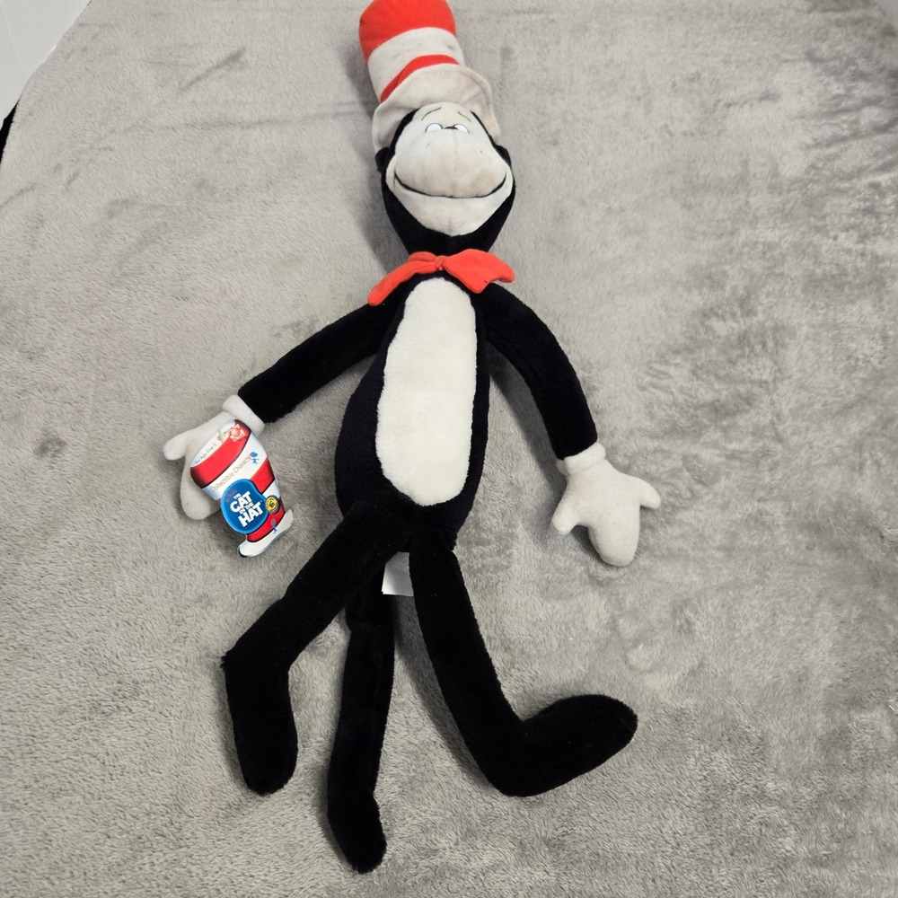 Dr. Seuss The Cat in the Hat 24" Plush Play Along 2003 Movie Collectible NWT